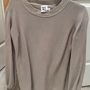 Princess Polly Women's Beige Crew Neck Sweater